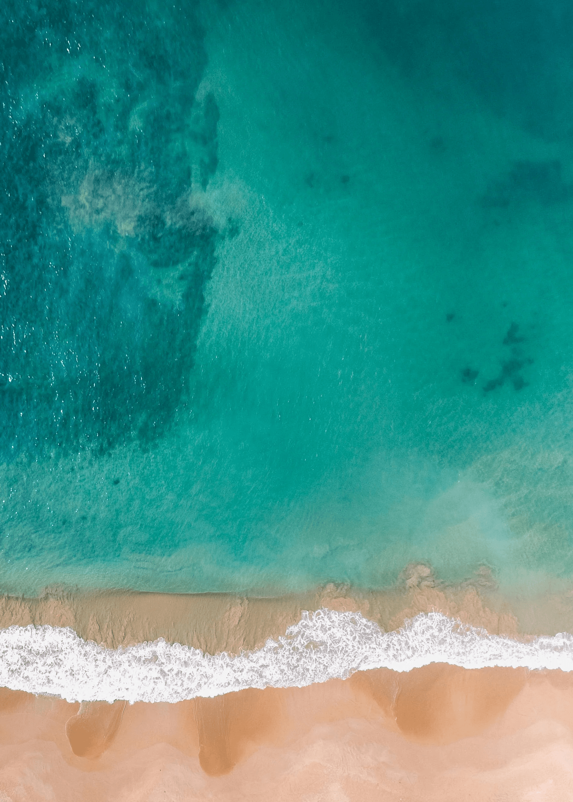 Vista aérea de playa