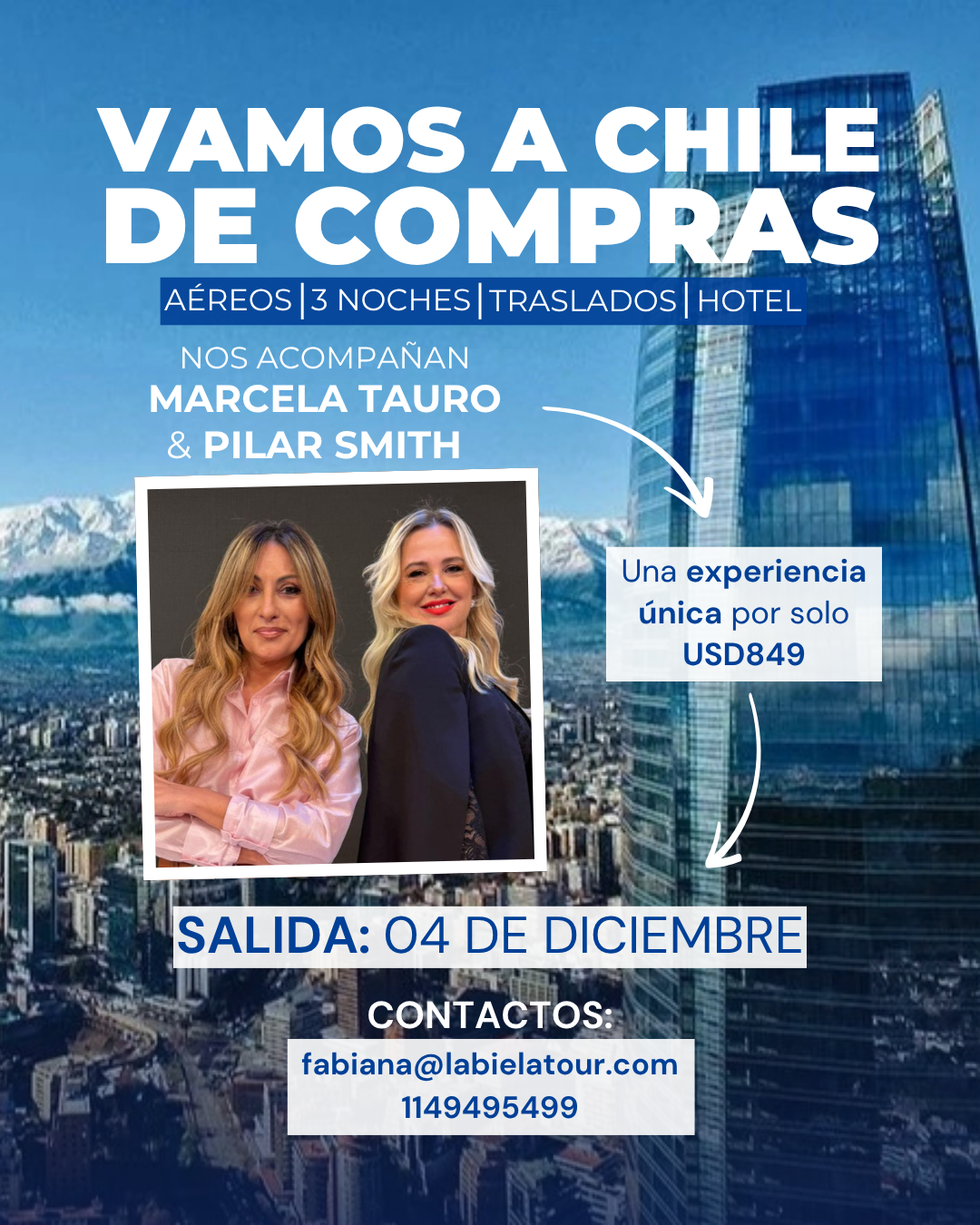 De Compras a Chile con Marcela Tauro & Pilar Smith
